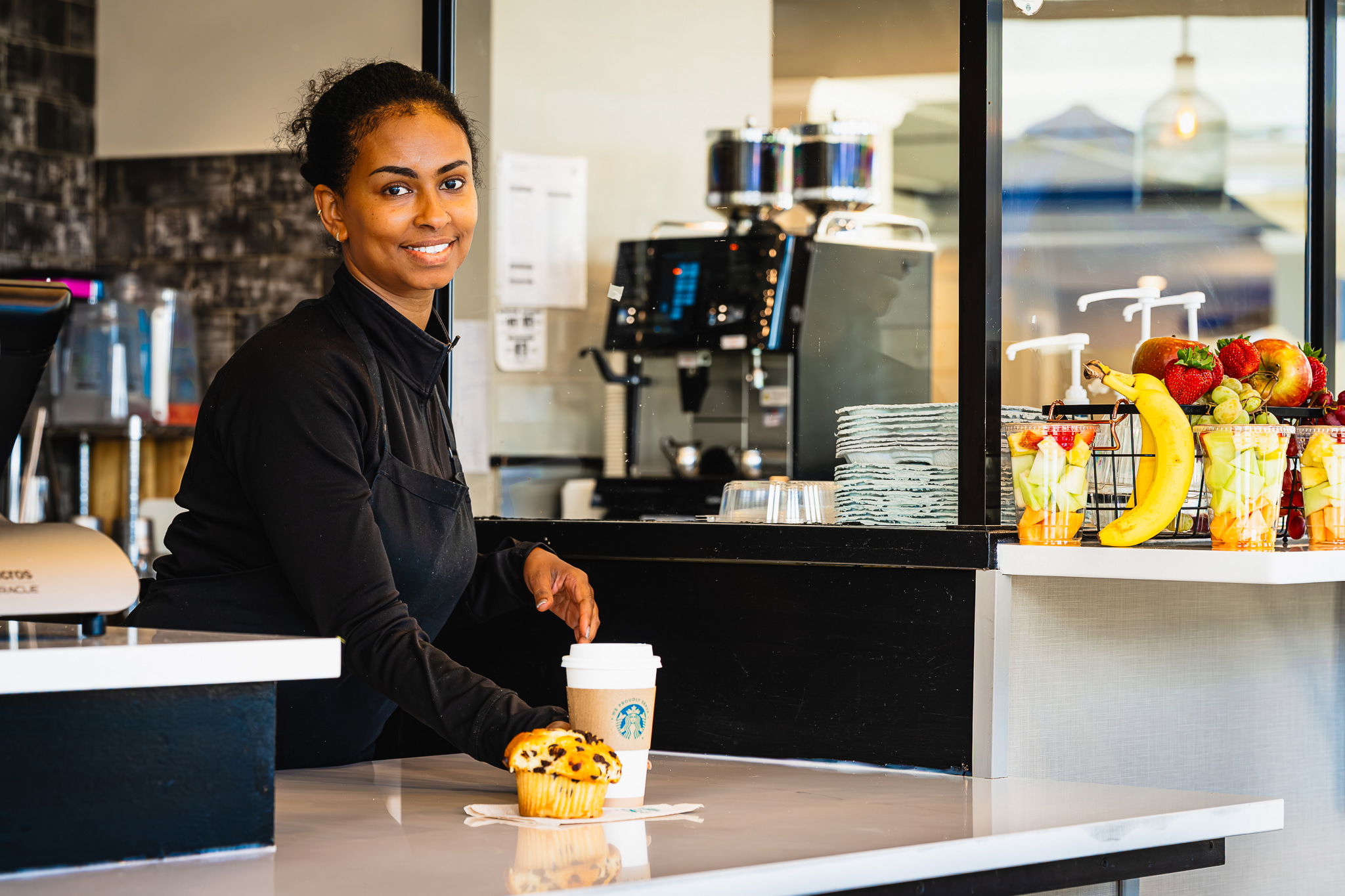 Lady with Coffee
